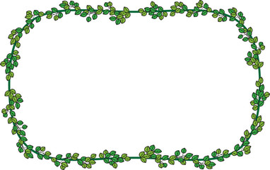 leaf border design