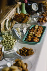 Wedding deserts in candy bar