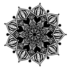 Mandalas for coloring  book. Decorative round ornaments. Unusual flower shape. Oriental vector, Anti-stress therapy patterns. Weave design elements. Yoga logos Vector.