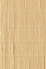 Bamboo Place Mat Rustic Slatted Interlaced Coarse Texture