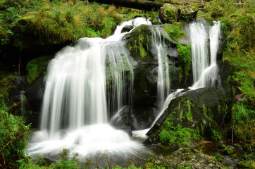 Fototapeta na wymiar Triberger Wasserfall im Schwarzwald