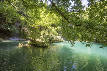 Obraz premium Turkey Antalya Kursunlu Waterfall