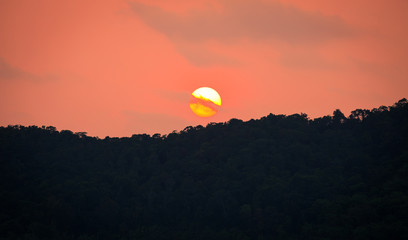 Sunset sky