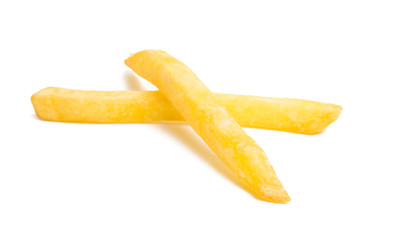 Fototapeta na wymiar fried potatoes isolated