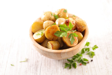 roasted potato and herbs