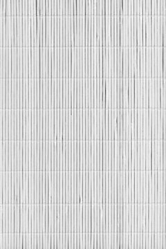 Gray Bamboo Place Mat Rustic Slatted Interlaced Coarse Texture