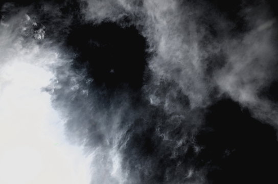 A graphical resource consisting of an abstraction that mimics the clouds of smoke.