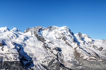 Beautiful landscape mountains in Zermatt, Switzerland