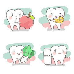 tooth with dental concept