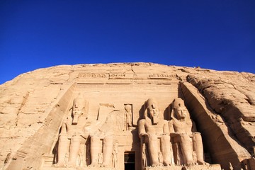 Le Grand Temple d'Abou Simbel en Egypte