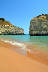 Relaxing beach with a beautiful sea