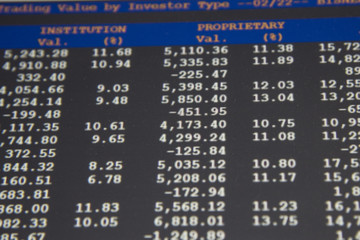Analysts make a profit with a graph.
