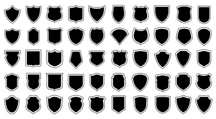 Set of vector shields - 206369735