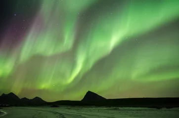 Aurores boréales aux Lofoten, Norvège © Valerie Favre