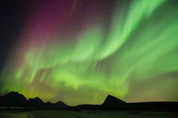 Aurores boréales aux Lofoten, Norvège © Valerie Favre