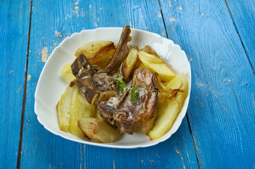 Mediterranean-style lamb chops