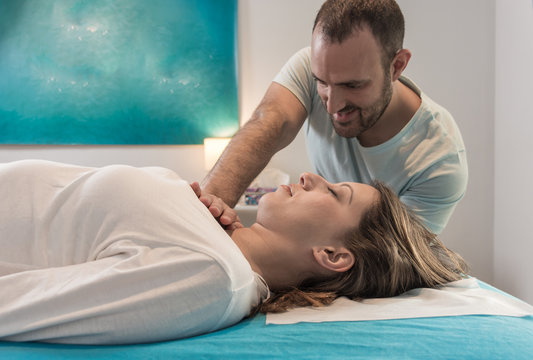 Alternative therapy body treatment.