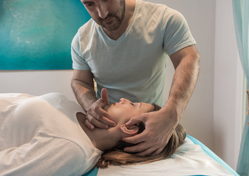 Alternative therapy body treatment.