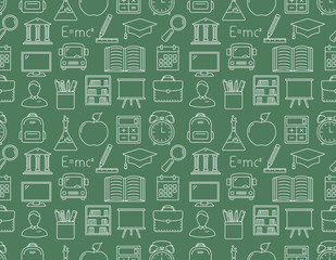 Education Seamless Pattern
