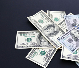 old USA banknote hundred dollars and new banknote hundred dollars
