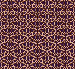 Vector seamless pattern. Modern stylish abstract texture. Repeat