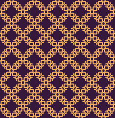 Vector seamless pattern. Modern stylish abstract texture. Repeating geometric linear tiles pattern background