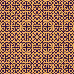 Vector seamless pattern. Modern stylish abstract texture. Repeating geometric linear tiles pattern background