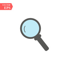 lens icon vector, flat design best vector icon eps10