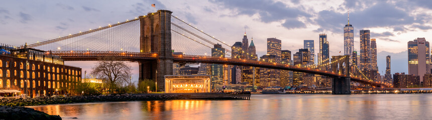 Panorama Brooklyn bridge