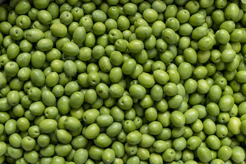 Kalamata olives found in big heapes on Greek markets