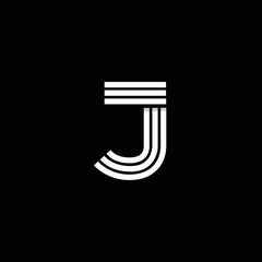 Vector Logo Letter J