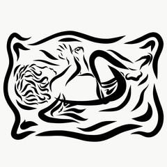 Sleeping on a soft bed little angel