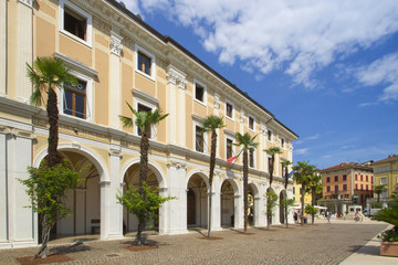 Fototapeta na wymiar Salò, Municipio, Palazzo della Magnifica Patria, Lombardia, Italia, Europa, Italy