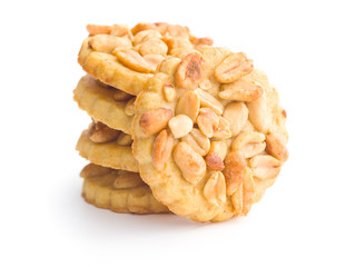 Sweet cookies with peanuts.