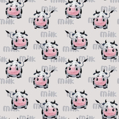 pattern with cow