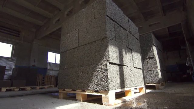 commercial warehouse building block