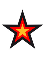 stern 3 farben deutschland nation schwarz rot gold flagge design logo cool