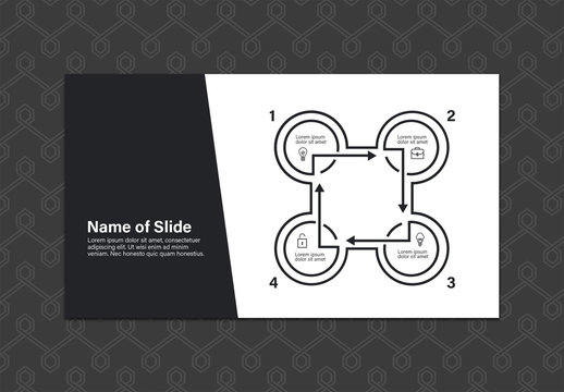Black and White Infographic Layout
