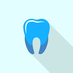 Blue tooth logo icon. Flat illustration of blue tooth vector logo icon for web design