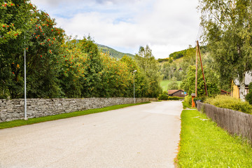 Road in rural place