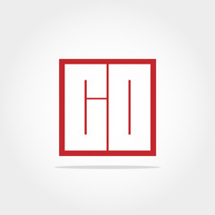 Initial Letter CO Logo Design Template