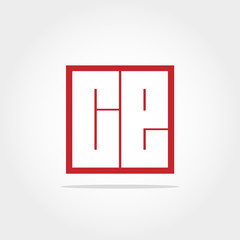 Initial Letter CE Logo Design Template