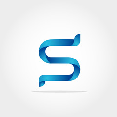 Initial Letter S Logo Design Template