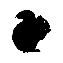 Squirrel icon. Vector Illustration