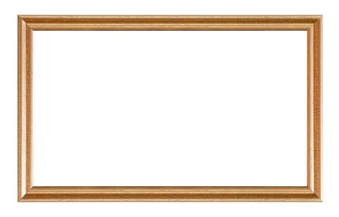 Golden frame for paintings, mirrors or photos