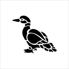 Duck icon. Vector Illustration