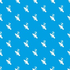 Cursor element pattern vector seamless blue repeat for any use