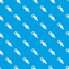 Cursor technology pattern vector seamless blue repeat for any use
