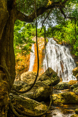 Beautiful Na Muang 1 waterfall, Koh Samui, Thailand