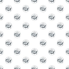 Made in USA country pattern vector seamless repeat for any web design